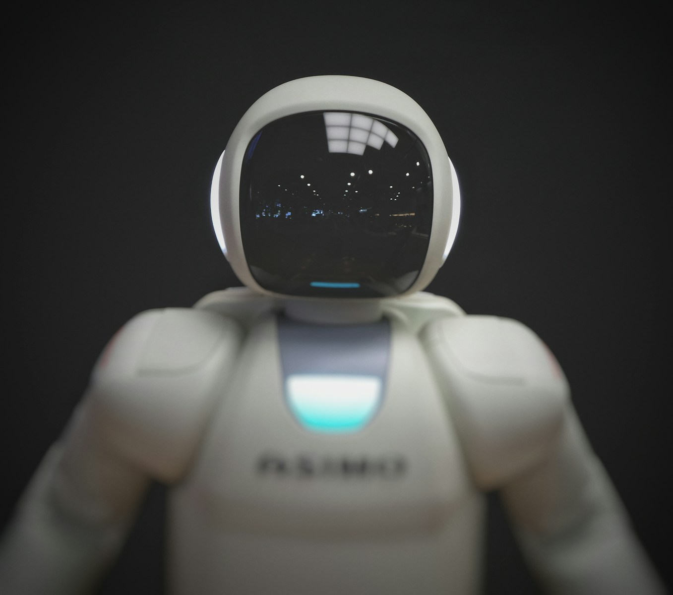 white robot wallpaper