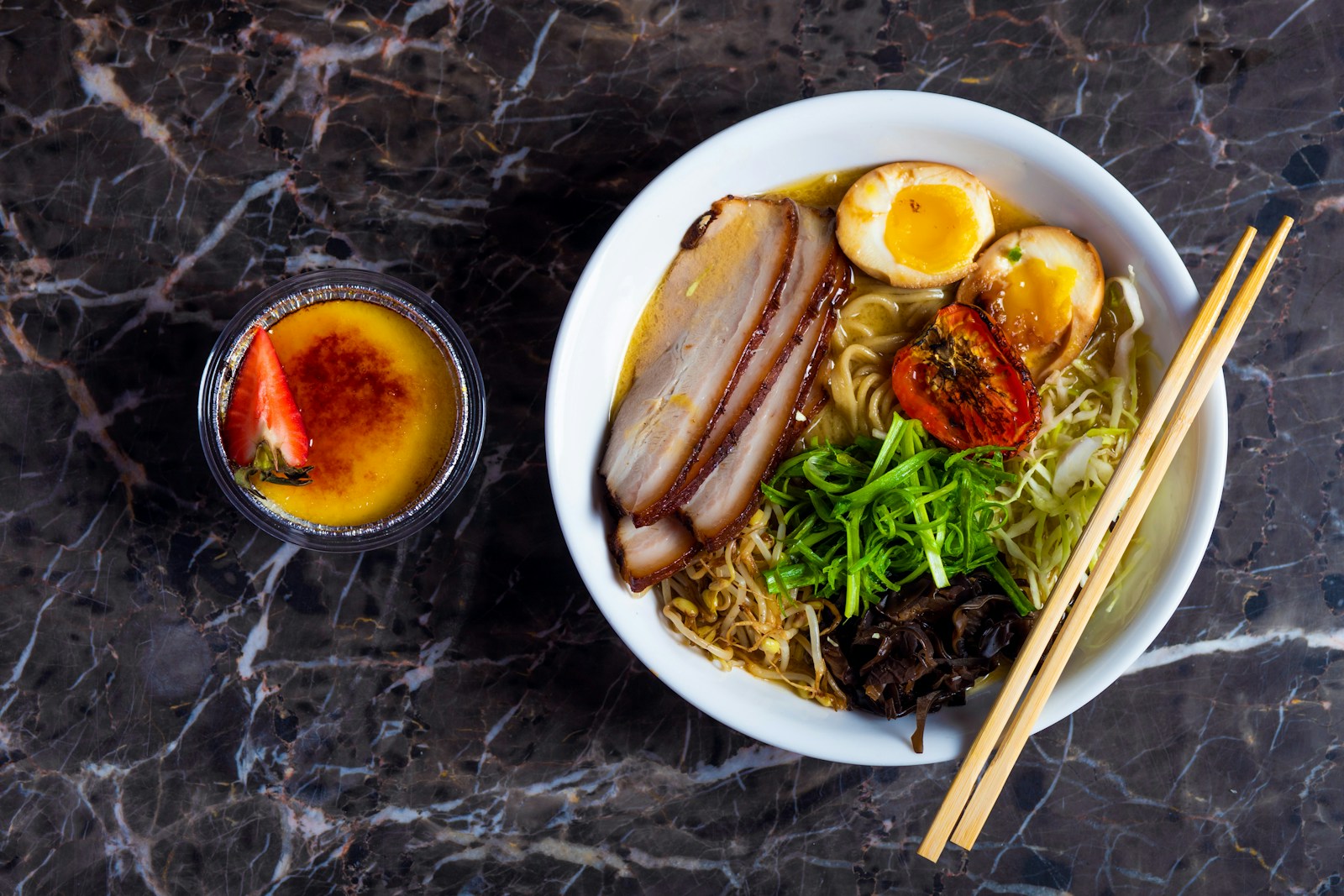 cooked ramen on white ceramic bowl